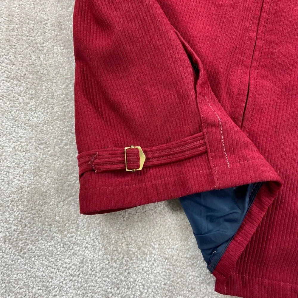 Jack Nicklaus Jacket Mens 42 Red Vintage 70s Weatherknit Robert Lewis Golf Coat